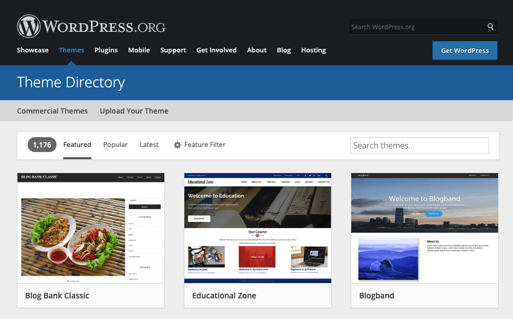 WordPress themes