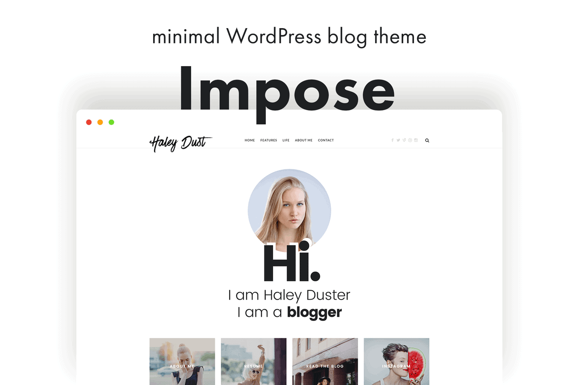 Impose Theme For Bloggers