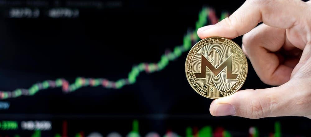 Golden Monero Xmr Cryptocurrency Coin