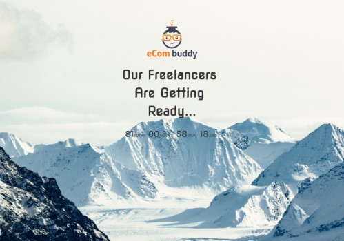 ecombuddy.com uses the Minimal Coming Soon WordPress plugin