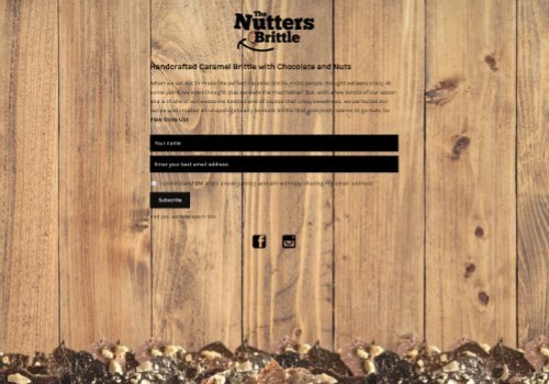 www.thenutters.co.za uses the Minimal Coming Soon WordPress plugin