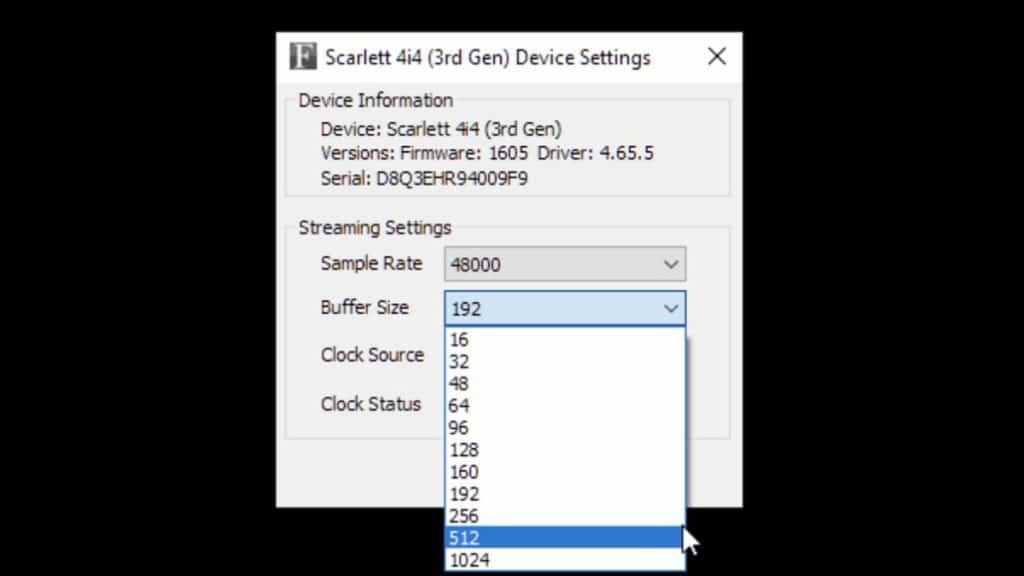 3. Adjust Sample Rate Settings