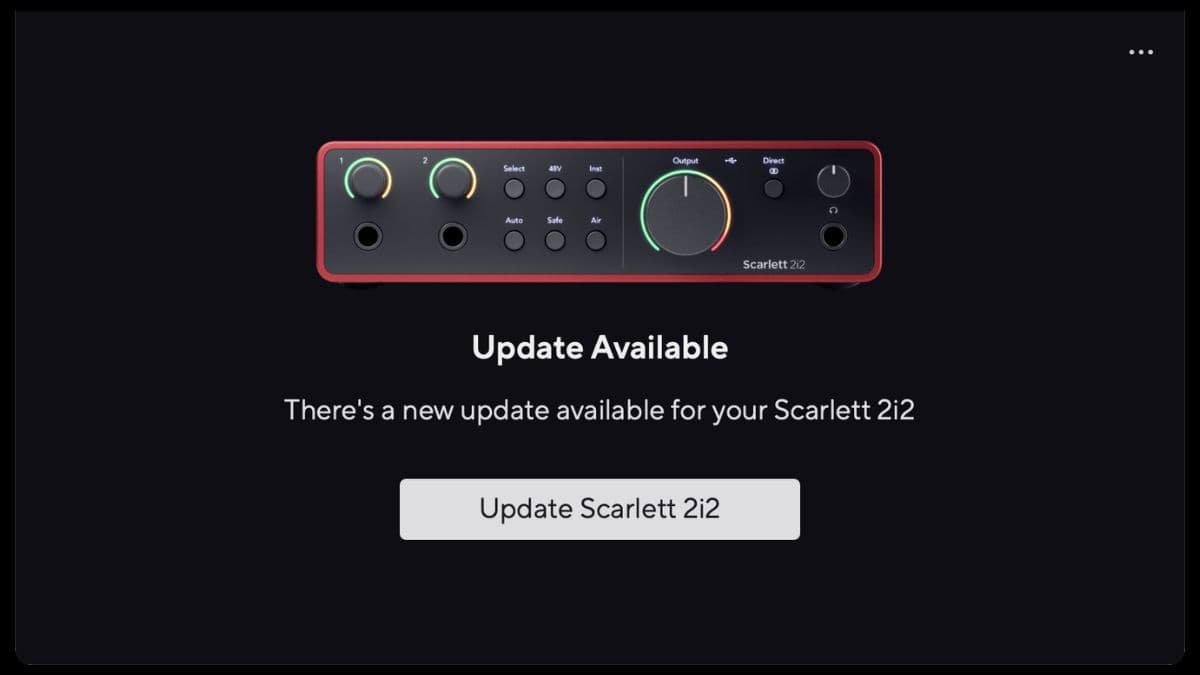 Update Your DAW and Focusrite Software