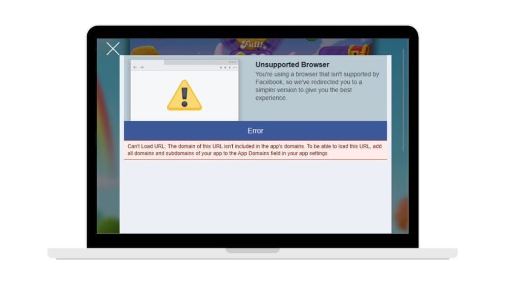 Why Does Facebook Show an Unsupported Browser Error?
