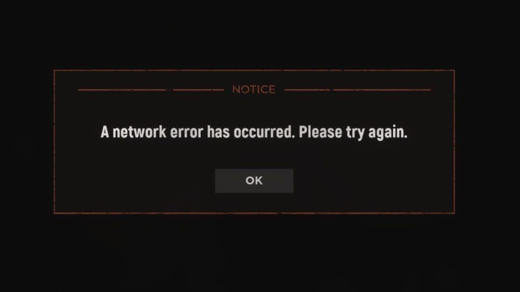 Why Does Hell Let Loose Show a Network Error?