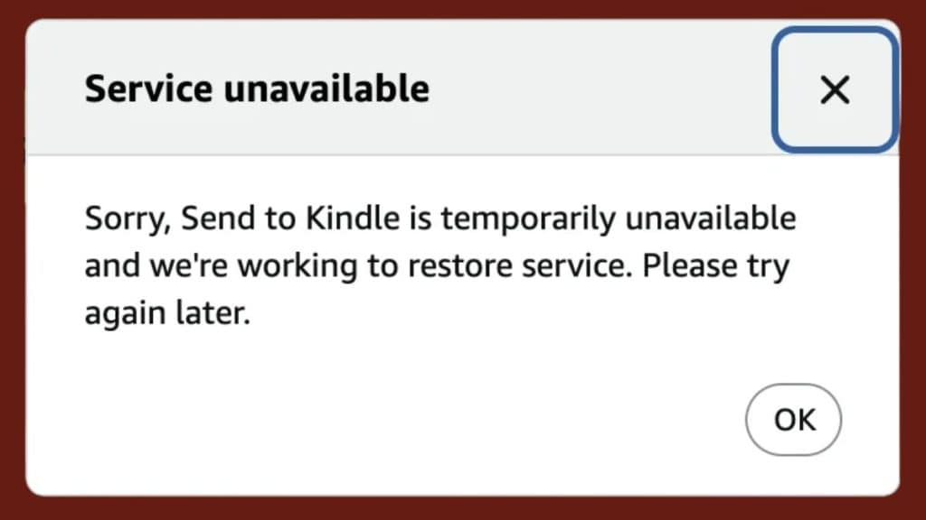 Why Does Kindle Show an E999 Error?