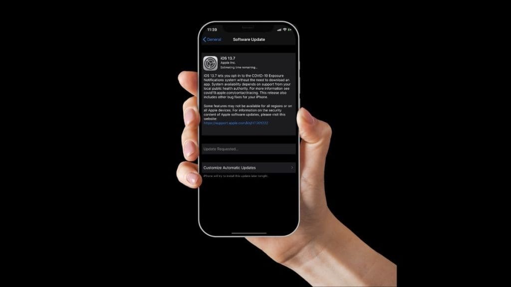 Why Your iPhone Says "Download and Install Requested"?