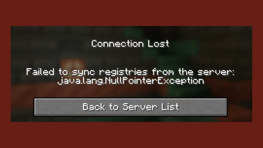 What Does “Failed to Sync Registries from the Server” Mean?