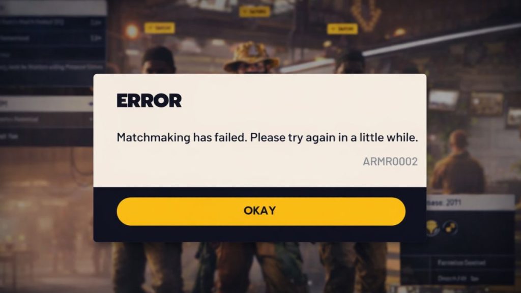 What Does “Matchmaking Has Failed” Mean in ARC Raiders