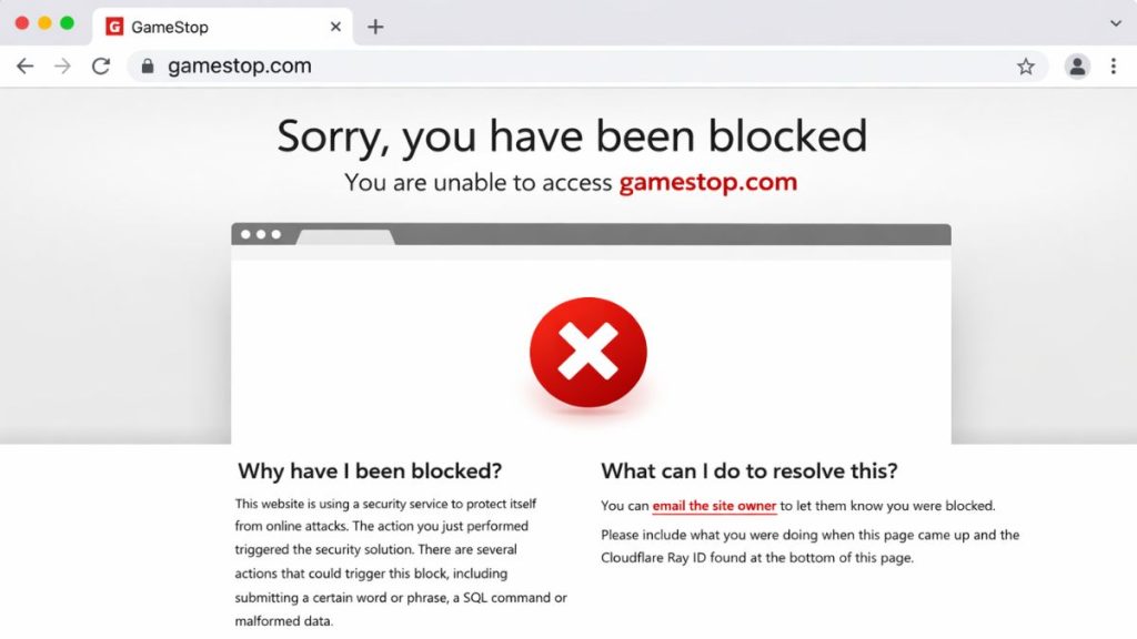 What Does “GameStop Blocking Access” Mean