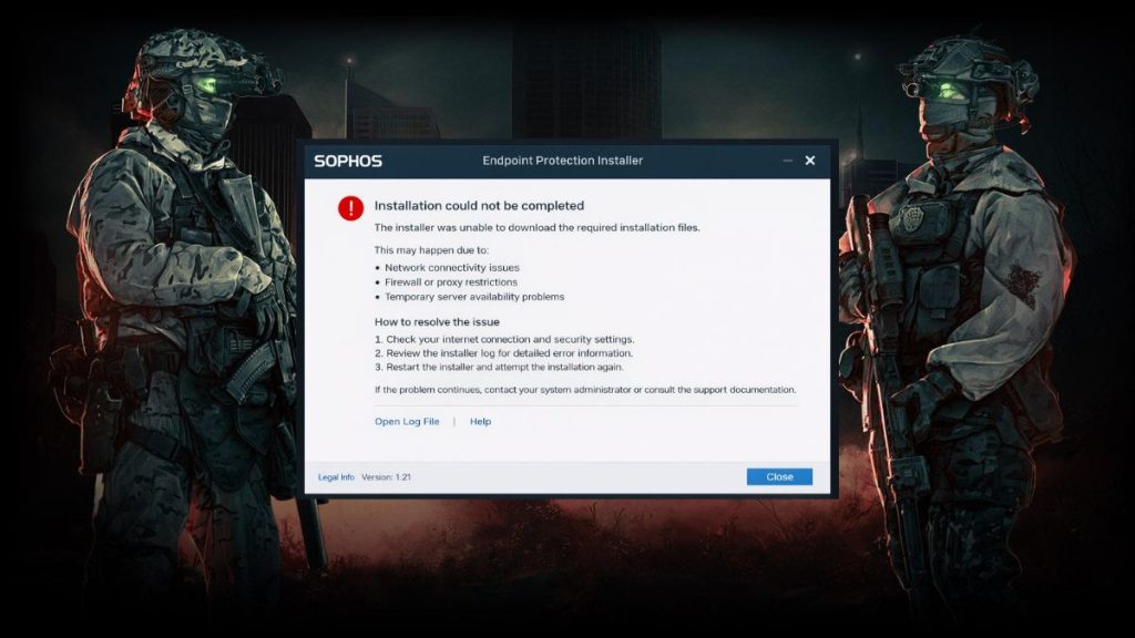 What Does “SOF2 Installation I/O Error” Mean
