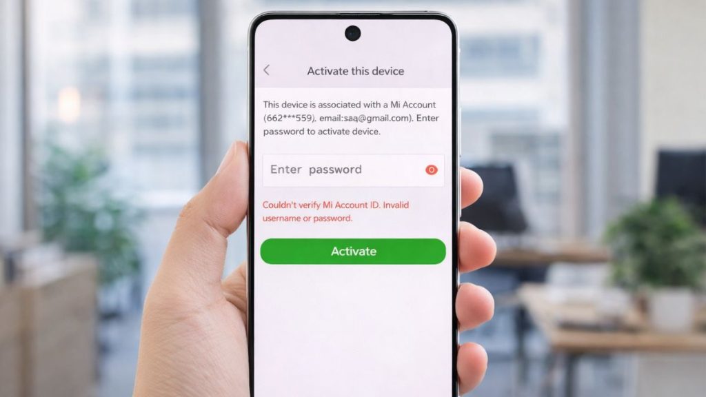 What Is MI Account ID Invalid Username or Password Error